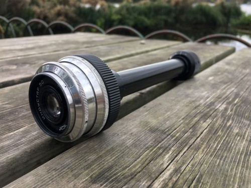 Mounted to Industar-50 